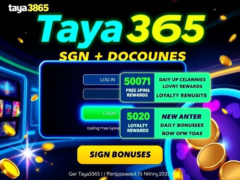 Welcome to Taya365 Login.com – the official portal for seamless access to a world of online gambling. Explore 24/7 casino games, sports betting, and exclusive promotions for verified users.