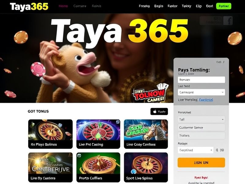 Welcome to Taya365 Login.com – the official portal for seamless access to a world of online gambling. Explore 24/7 casino games, sports betting, and exclusive promotions for verified users.