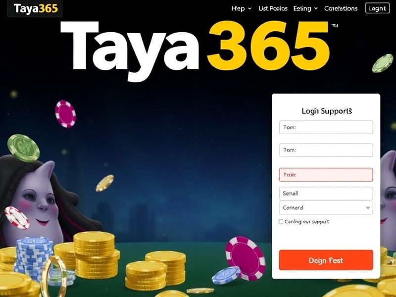 Welcome to Taya365 Login.com – the official portal for seamless access to a world of online gambling. Explore 24/7 casino games, sports betting, and exclusive promotions for verified users.